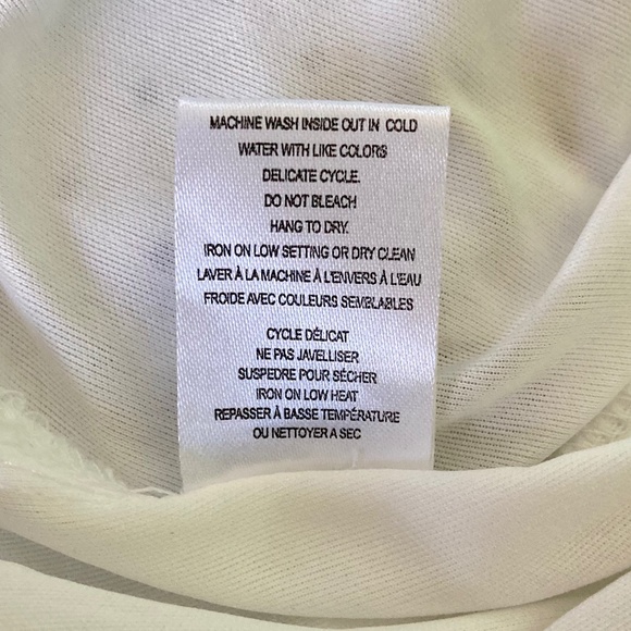 Women’s size XS Blousology white flowy tiered skirt with black polka dots - Picture 6 of 9